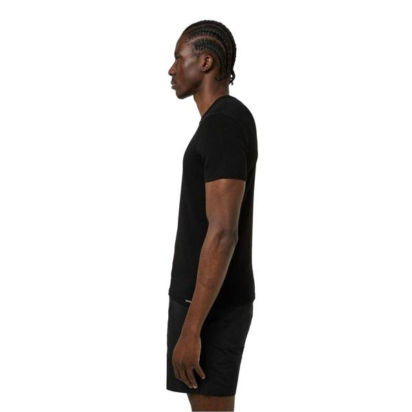Tom Ford Mens Cotton Crew Neck T-Shirt - Black - 