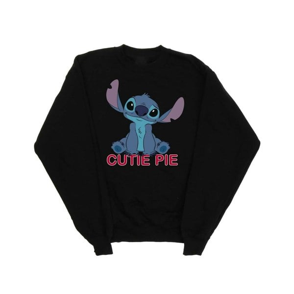 Disney Girls Lilo And Stitch Stitch Cutie Pie Sweatshirt - Black