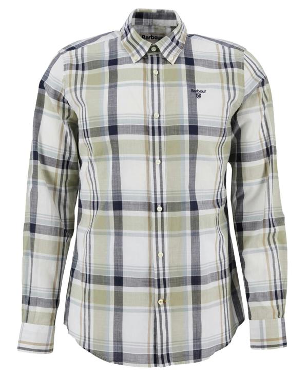 Barbour Kidd Tailored Long-Sleeved Shirt - Laurel Green