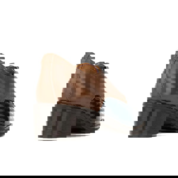 Embassy London Retro Tone - Green & Brown & Purple - Women's Colour-block leather lace-up with signature kiltie detail