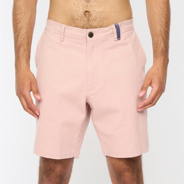 Gabicci G54V01 Mens Washed Stretch Twill Shorts Gabicci Classic - PEACH