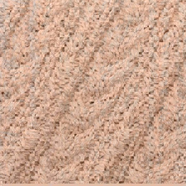 Aran Cable Button Wrap Scarf 