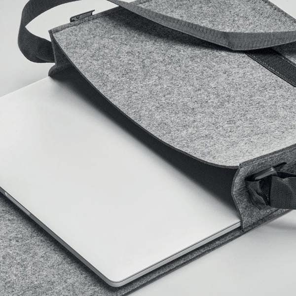 MidOcean Baglo RPET Felt Laptop Bag - Grey - 