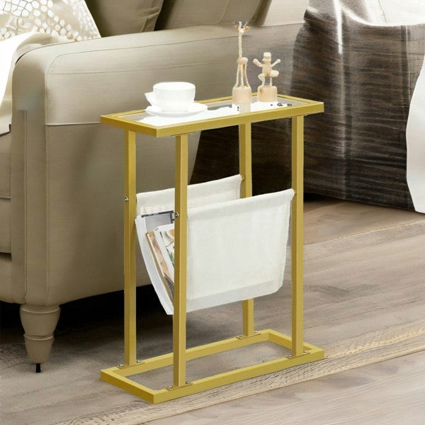 Rafaelo Mobilia Gold Side Table