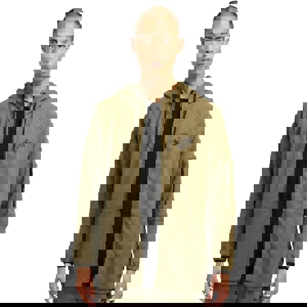 Nike Dd5284 222 Khaki Green Hooded Zip Top Mens XS