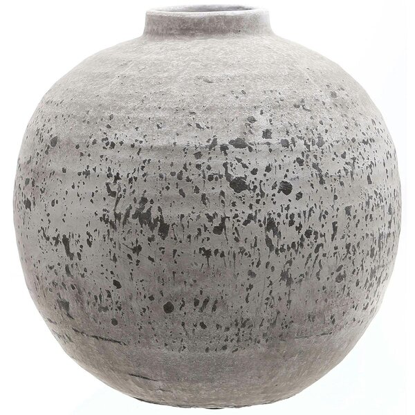 Wyld Haus Sunvale Weathered Stoneware Round Ceramic Vase