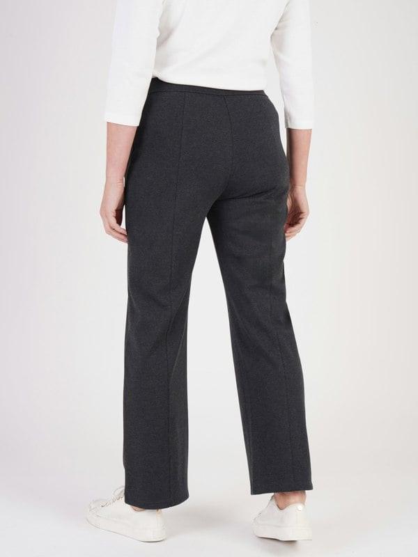 PennyPlain Wide Leg Treggings - Charcoal