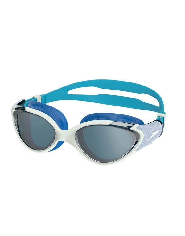 Speedo Biofuse 2.0 Female Goggles - Mirrored Lens - Blue/Silver