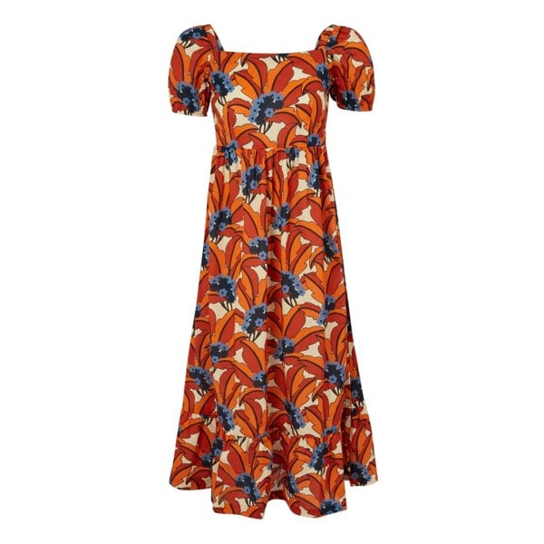 Regatta Womens/Ladies Orla Kiely Tropical Summer Dress - Orange