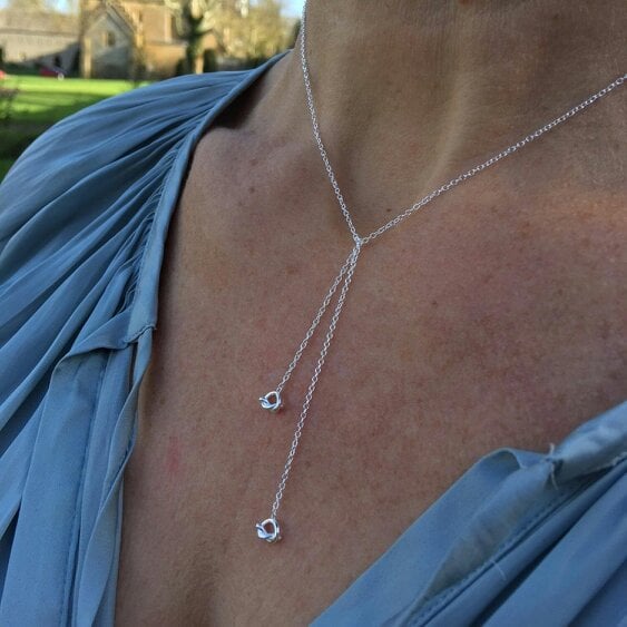 Reeves & Reeves Falling Knot Necklace