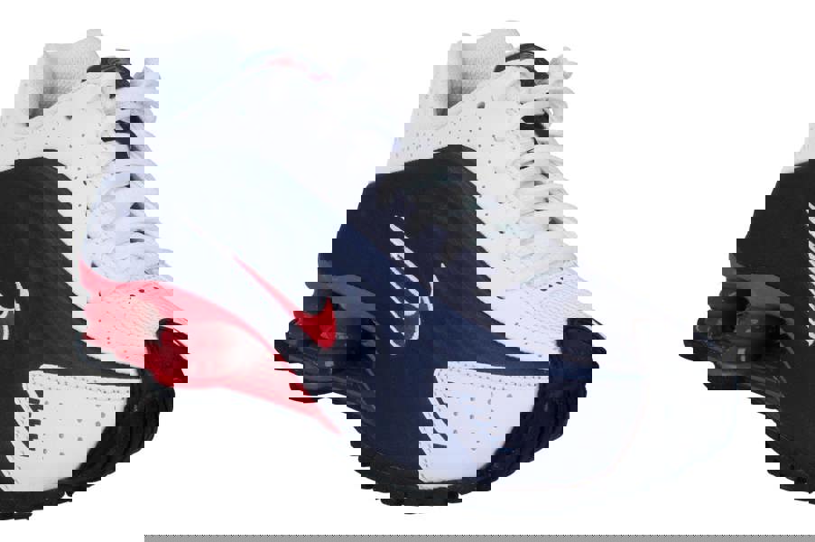 Nike Shox R4 GS Cw2626  400 - Midnight Navy Gym Red White 400 - Photo 3