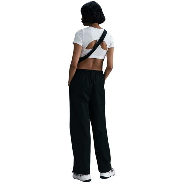 Nike Sportswear Collection Women's Mid-Rise Black Twill Trousers S