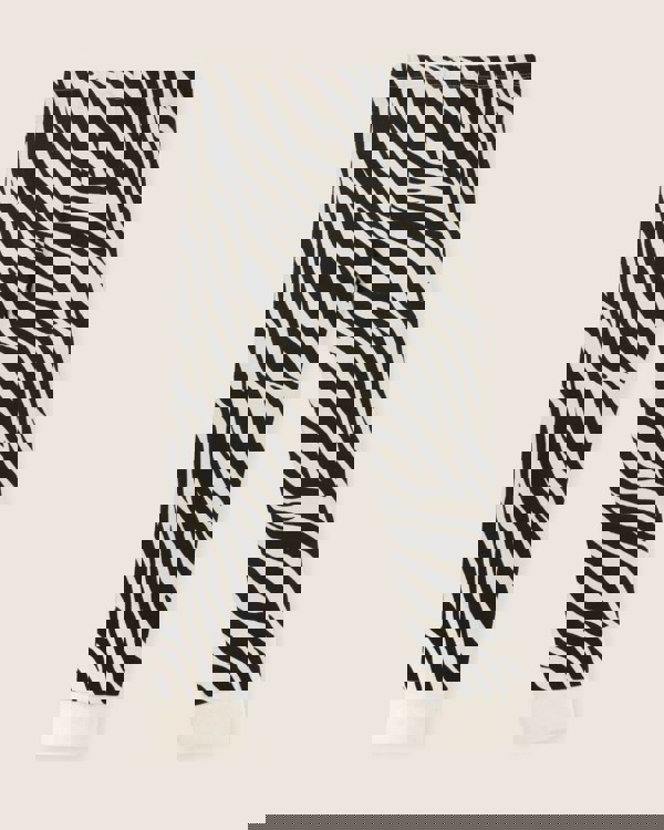 Multicolour Zebra Streak Print Leggings - image 5