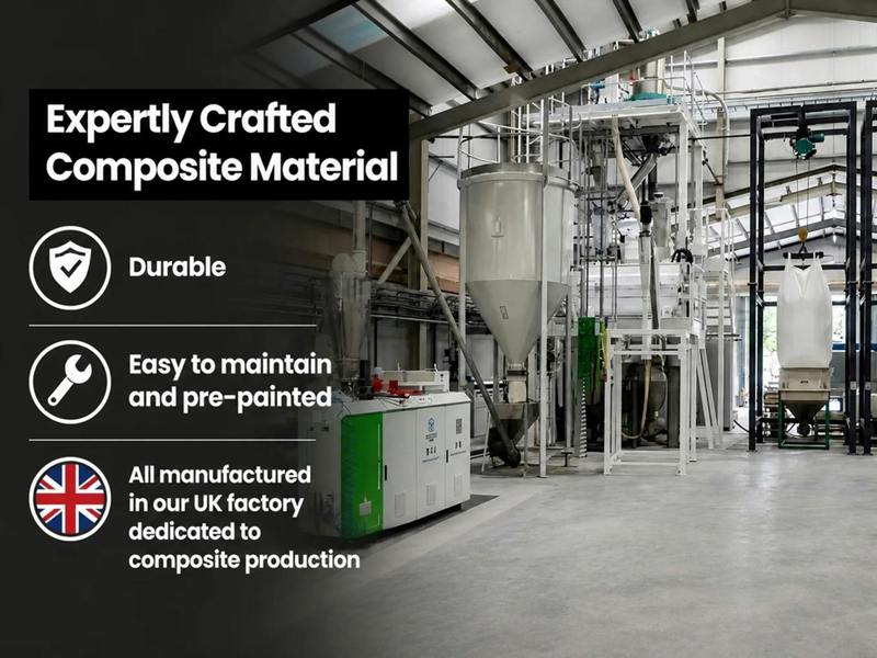 Dunster House Composite Apex Workshop W3.6m x D24m / W11'6" x D8'