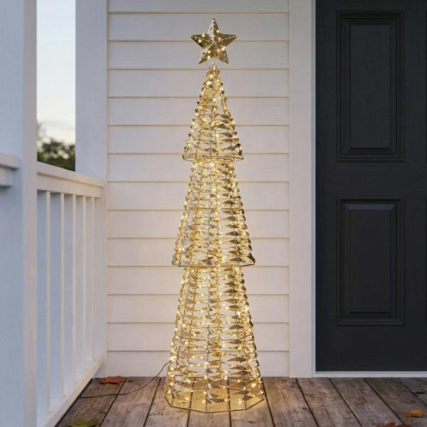 Garden Greatness Gold Foil LED Decorative Tree Light