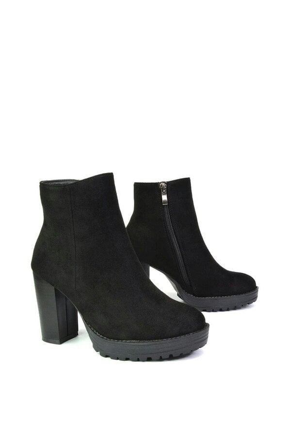 XY LONDON Ankle Boots With Platform Heel