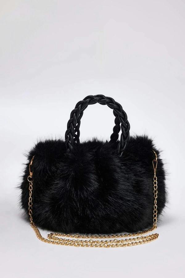 WOVCOR Fur Women's Shoulder and Handbag