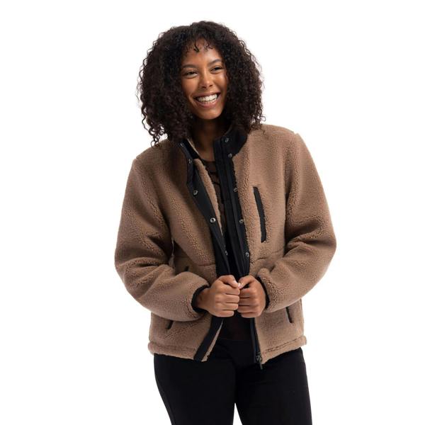 Trespass Womens/Ladies Yuill Fleece Jacket - Beige - 