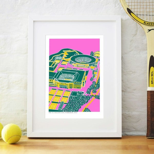 Paper Plane Wimbledon Print