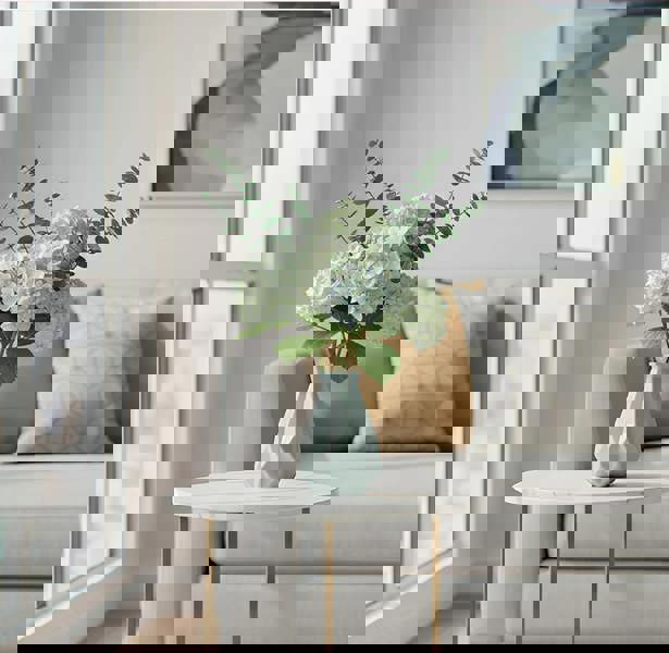 Anyhouz ANYDECO Flower Vase Light Green Medium Geometric Style Nordic Pot Home Decor