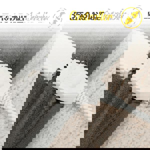 MONHOUSE Heated Electric Throw 9H Timer 9 Heat Setting Shearling Fleece Blanket