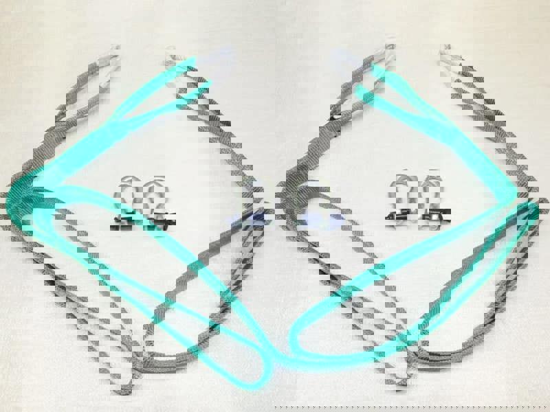 Heavy Duty Tow Strap 6 Ton 4 Metre with Shackles (6T 4M Recovery Towing Strop)