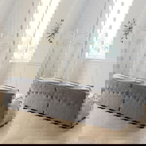 Fanny Two Seater, Three Seater, Four Seater Sofa, Suede, Grey-Rit Concept-Rit Concept