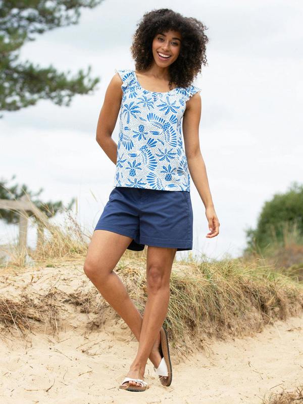 Kite Womens Organic Ulwell Sleeveless Slub Jersey Top Toucan Do It