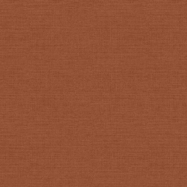 Grandeco  Linen Effect Fabric PlainTextured Wallpaper, Rust Red
