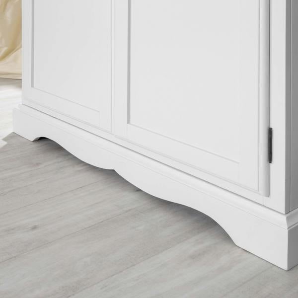 Statement Furniture Romance Double Wardrobe with Crystal Handles. Full Hanging French Style Storage
