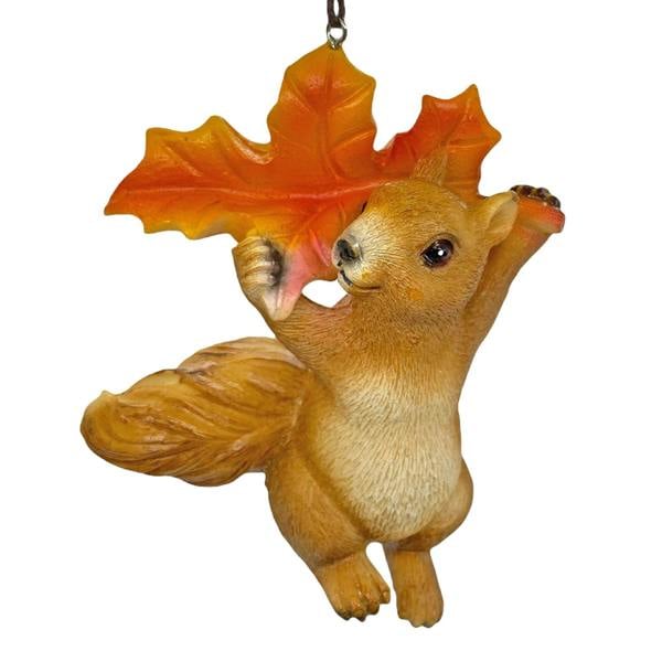 Farmwood Hanging Autumnal Squirrel Christmas Tree Decoration