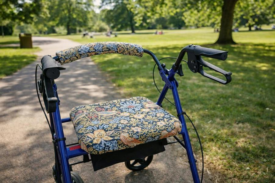 Made in the Mill Rollator Makeover Set - William Morris Strawberry Thief Pattern