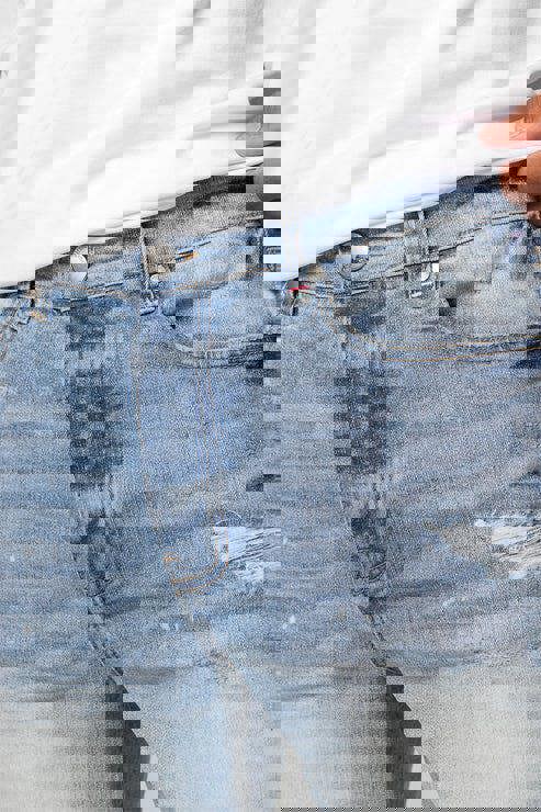 Valere Milano Balancia Rip & Repair Jean - Light Blue