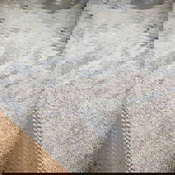 Eco-Washable Grey Rug Abstract Design