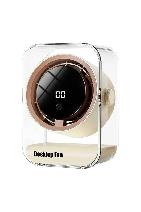 Dyzi Smart Desktop Fan 100 Speed Rechargeable Silent Table Fan