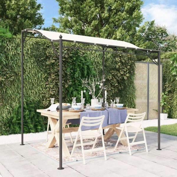 Berkfield Canopy Cream 2x2.3 m 180 g/må_ Fabric and Steel