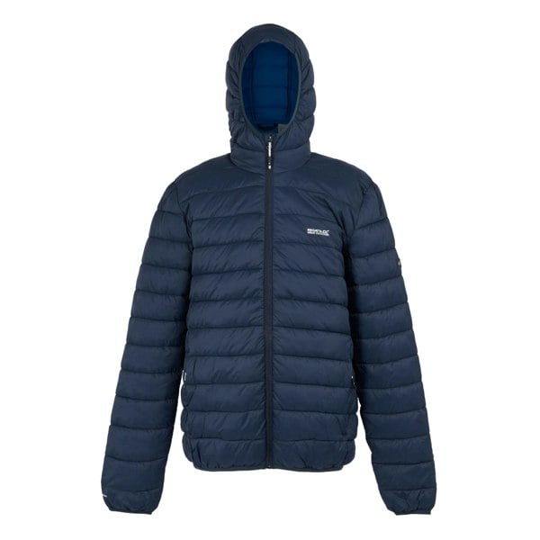 Regatta Mens Marizion Baffled Hooded Padded Jacket - Navy/Olympic Blue