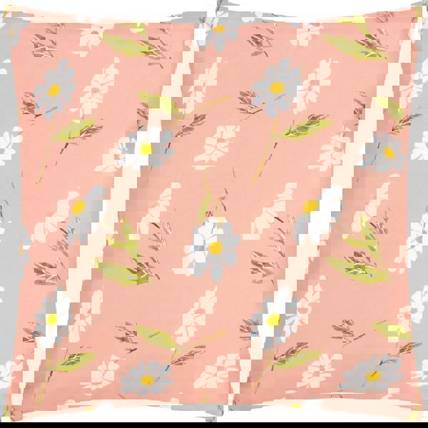 Wylder Reversible Daisies Floral Outdoor Cushion Cover - Pink