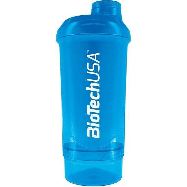 BioTechUSA Wave+ Shaker, Blue - 500 ml. (+ 150 ml.)