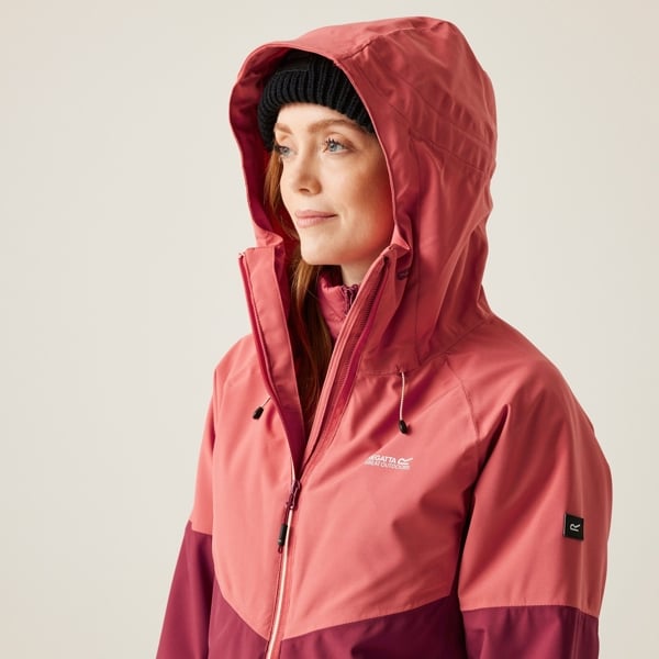 Regatta Women's Wentwood IX 3 in 1 Waterproof Jacket - Mineral Red / Rumba Red