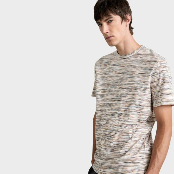 Missoni Space Dyed Short Sleeve T Shirt Multi