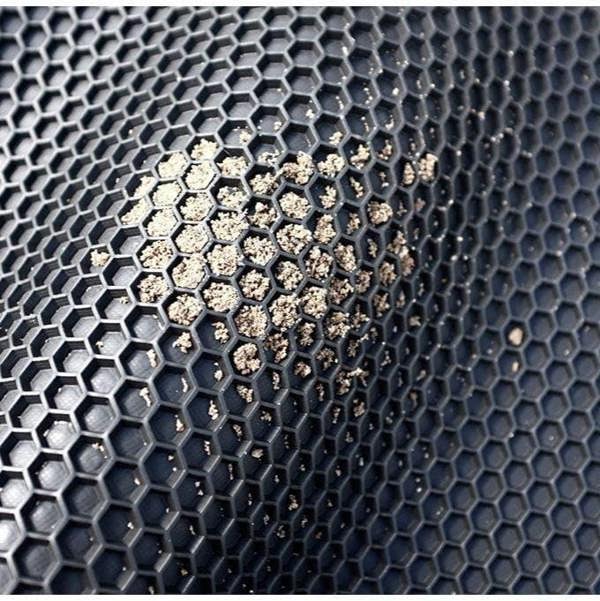 Nicoman Hexagon Pattern Step Mat - Black