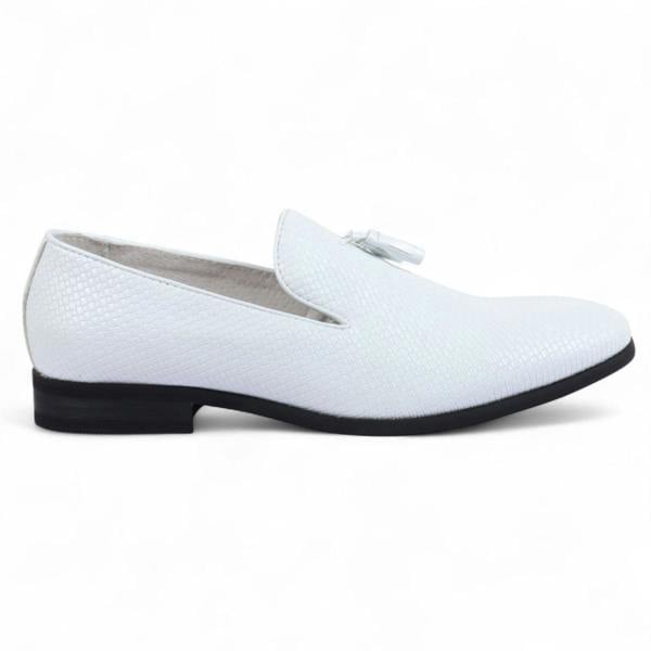 Dolcetto Men’s Formal Tassel Loafers Slip-On Leather Shoes