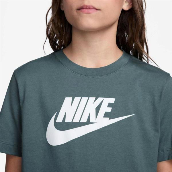 Nike Childrens/Kids Sportswear Logo Cotton T-Shirt - Slate Grey - 