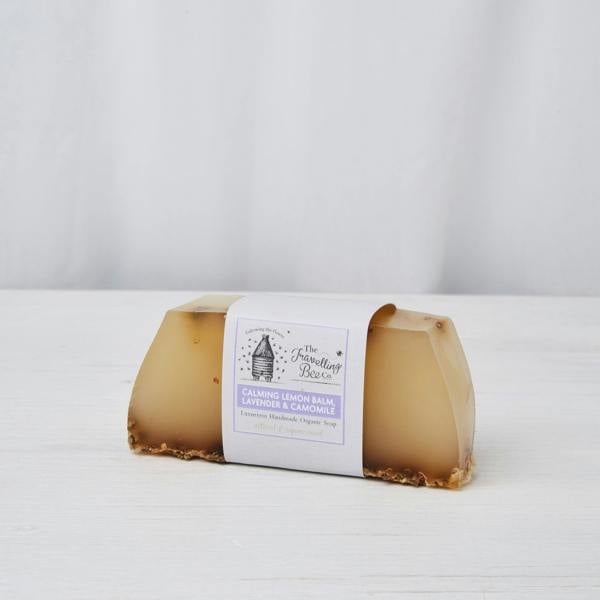 The Travelling Bee Co. Calming Lemon Balm, Lavender and Camomile Soap