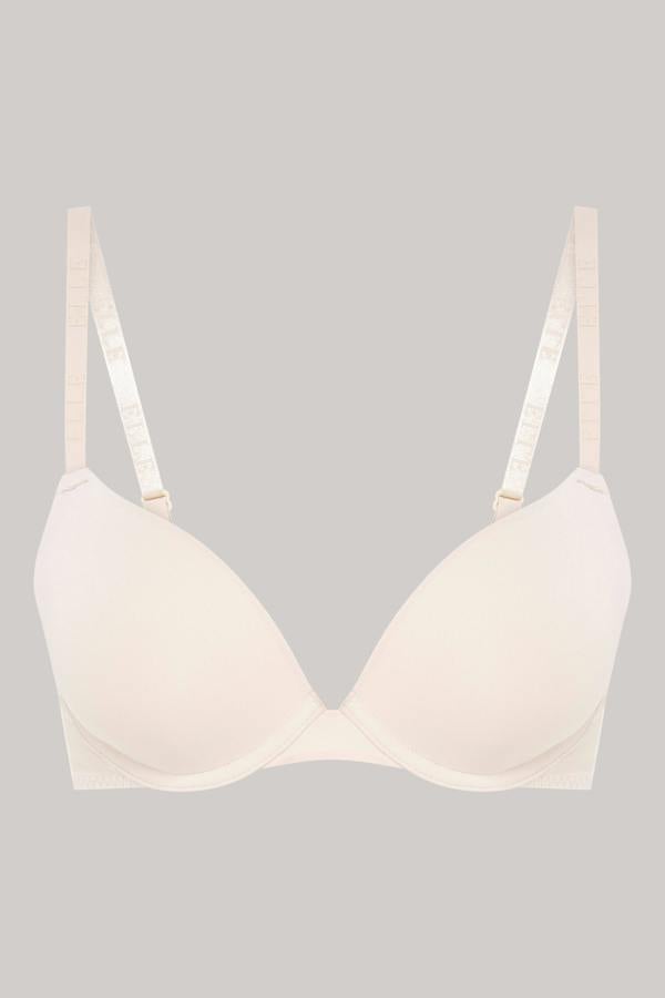 ELLE Multi Pack (2) Padded Smooth Bras Branded Strap