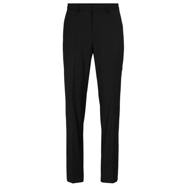Boss Mens Leon Straight Leg Trousers - Black - 