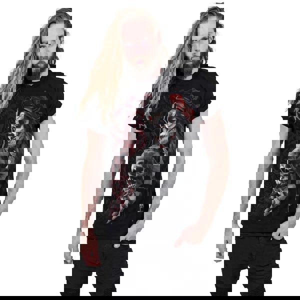 Spiral Direct LOVE IS DEAD - T-Shirt Black