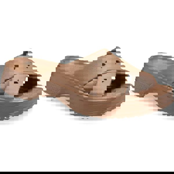 Crocs Classic Cross Strap Thermoplastic Women's Milk Chocolate Sandals