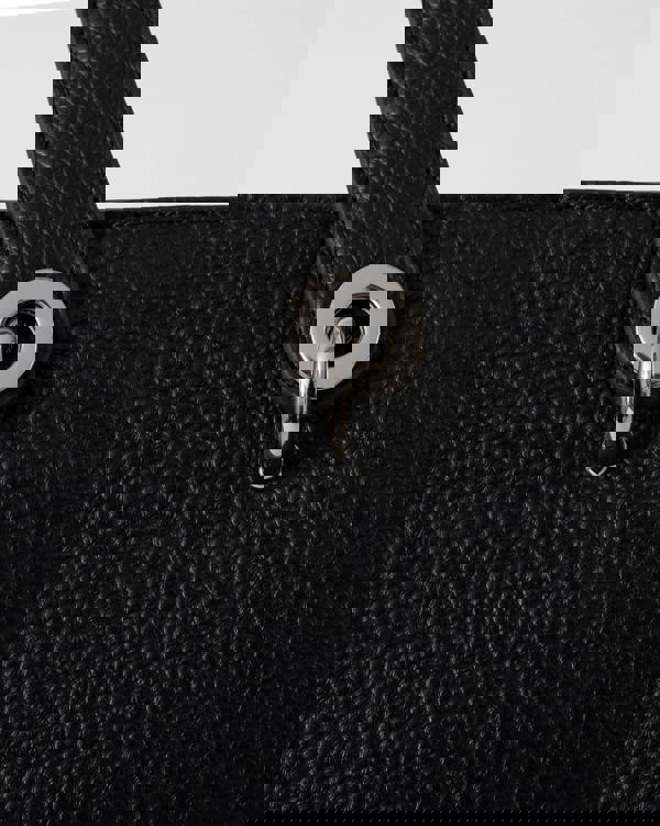 Tommy Hilfiger TH Emblem Womens Tote Bag - Black